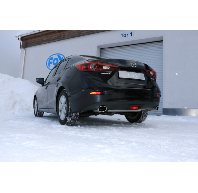 Escape FOX Mazda 3 - BM escape final duplex - sin colas de escapes