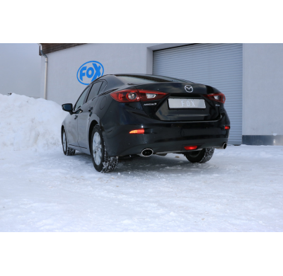 Escape FOX Mazda 3 - BM escape final duplex - sin colas de escapes