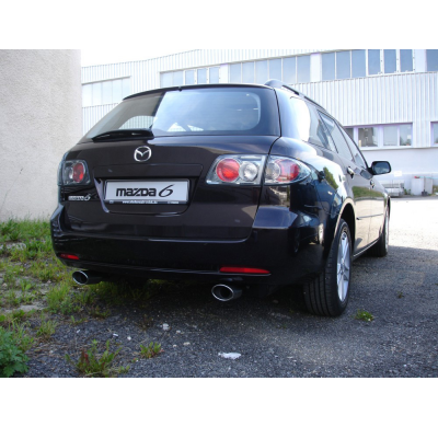 Escape FOX Mazda 6 reestyling escape final salida duplex 1 entrada - 115x85 33 duplex