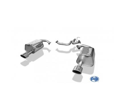 Escape FOX Mazda 6 - GG/GY NOT reestyling escape final salida duplex 1 entrada - 115x85 33 duplex