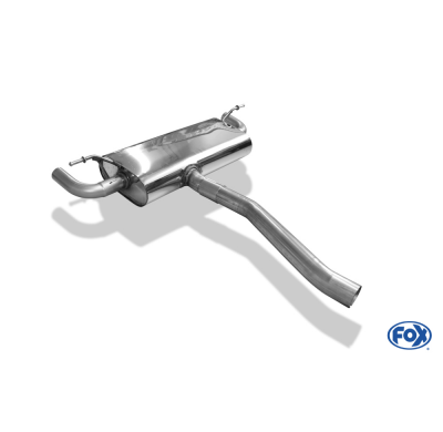 Escape FOX Mercedes C-Klasse 176/245 escape final duplex - without tail pipes