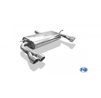 Escape FOX Mercedes A-Class 176  4-matic - paragolpes Brabus escape final duplex - 2x76 type 16 duplex