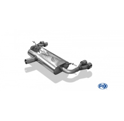 Escape FOX Mercedes A-Class 176  4-matic - paragolpes Brabus escape final duplex - 2x76 type 16 duplex