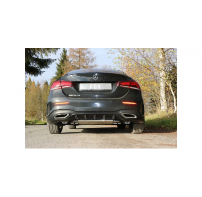 Mercedes Clase A 177 - Escape trasero FOX rígido del eje trasero con salida cruzada derecha / izquierda - Salida en los tubos de