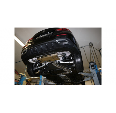 Mercedes Clase A 177 - Escape trasero FOX con suspensión de ruedas individual salida cruzada derecha / izquierda - Salida en los