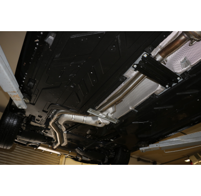 Mercedes Clase A 177 - Escape trasero FOX con suspensión de ruedas individual salida cruzada derecha / izquierda - Salida en los