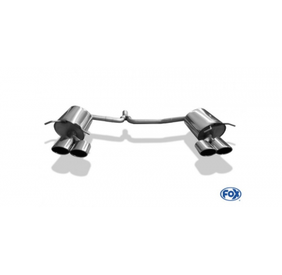 Escape FOX Mercedes C-Class 4 cylinders - W204/S204 AMG-Paket escape final duplex with y-connection - 2x115x85 32 duplex