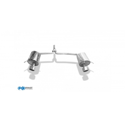 Escape FOX Mercedes C-Class 4 cylinders - W204/S204 AMG-Paket escape final duplex with y-connection - 115x85 38 duplex