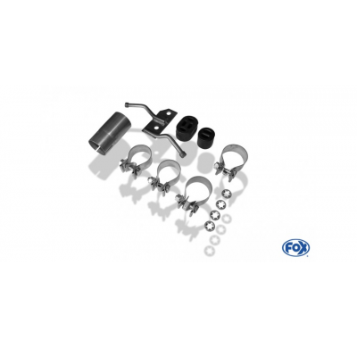 Mercedes Clase C 4 cilindros - Escape trasero FOX W204 / S204 derecho / izquierdo con conexión en Y - 115x85 tipo 32 derecho / i