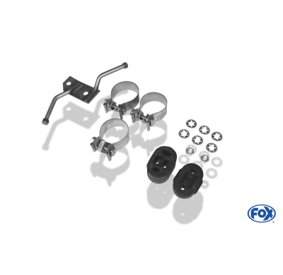 Escape FOX Mercedes C-Class 4-cylinders Coupe C204 escape final duplex incl. y-tubo conexion - 2x70 16 duplex