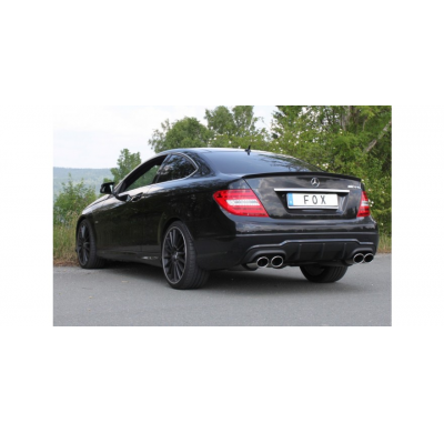 Mercedes Clase C Coupé 6 cilindros - C204 Paquete AMG silenciador trasero derecho/izquierdo - 2x115x85 tipo 32 derecho/izquierdo