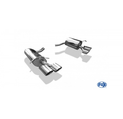 Escape FOX Mercedes C-Class 6 cylinders - W204/S204 escape final duplex - 2x115x85 32 duplex