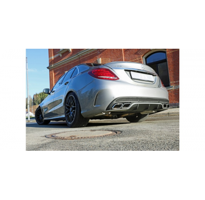 Escape FOX Mercedes C-Klasse AMG C63 S - escape final duplex - tail pipes are original