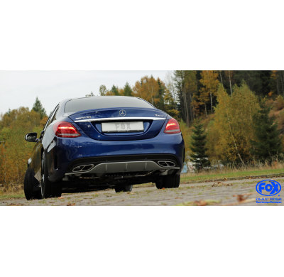 Escape FOX Mercedes C-Klasse 205 Limousine/ Break Escape Final Duplex without tailpipes