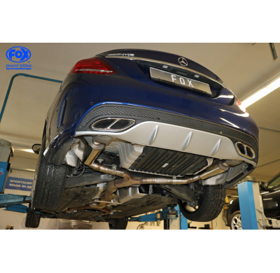 Escape FOX Mercedes C-Klasse 205 Limousine/ Break Escape Final Duplex without tailpipes