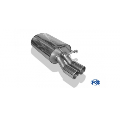 Escape FOX Mercedes E-Class W124 notchback escape final &#216;70mm - 2x80 12