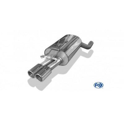 Escape FOX Mercedes E-Class W124 notchback escape final &#216;70mm - 2x80 12