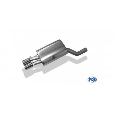 Escape FOX Mercedes E-Class W124 notchback escape final &#216;70mm - 2x80 12