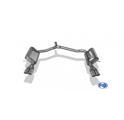 Escape FOX Mercedes E-Class W212- 4 cylinders escape final duplex - 2x70 16 duplex