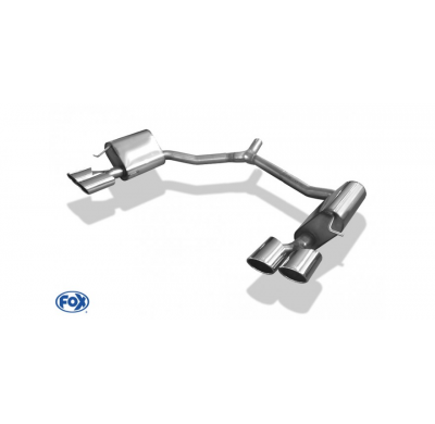 Escape FOX Mercedes E-Class W212- 4 cylinders escape final duplex - 2x106x71 32 duplex