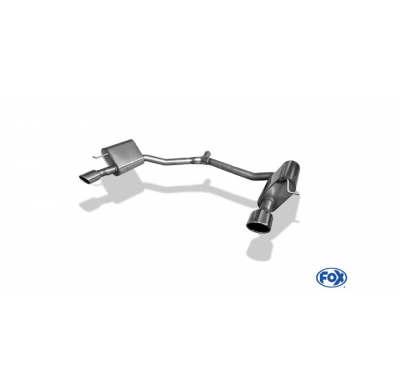 Escape FOX Mercedes E-Class W212- 4 cylinders escape final duplex - 1x115x85 32 duplex