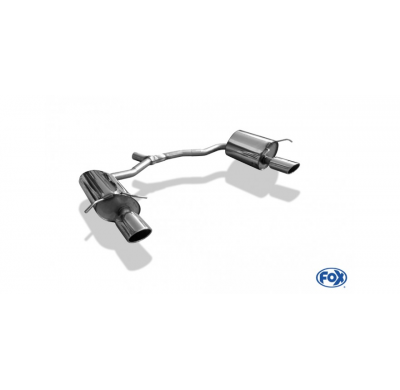 Escape FOX Mercedes E-Class Cabrio A207 4 cylinders escape final duplex - 115x85 32 duplex