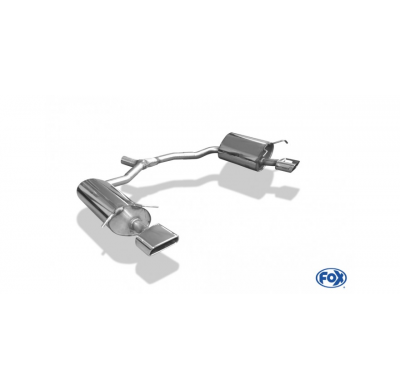 Escape FOX Mercedes E-Class Cabrio A207 4 cylinders escape final duplex -145x65 59 duplex