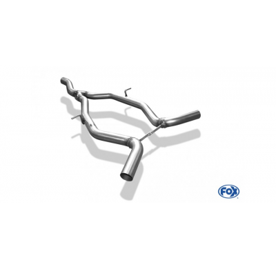 Escape FOX Mercedes E-Class A207 4-cylinder reestyling escape final duplex - with tailpipe tulip