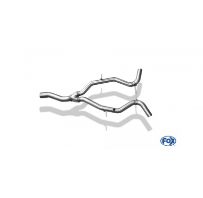 Escape FOX Mercedes E-Class A207 4-cylinder reestyling escape final duplex - with tailpipe tulip