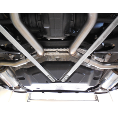 Escape FOX Mercedes E-Class A207 4-cylinder reestyling escape final duplex - with tailpipe tulip