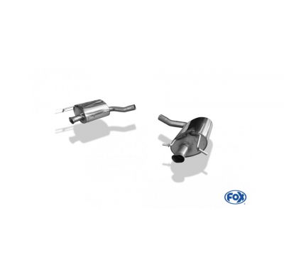 Escape FOX Mercedes C-Klasse 205 sedan/ Break escape final duplex with y-pipe