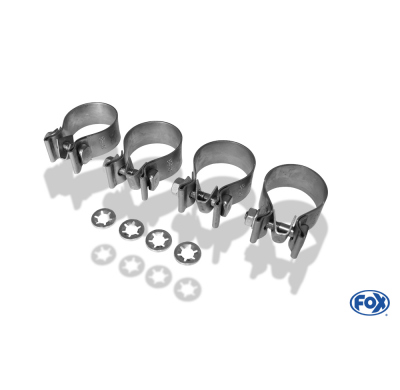 Escape FOX Mercedes E-Class A207 4-cylinder reestyling escape final duplex - with tailpipe tulip