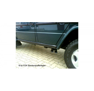 Escape FOX Mercedes G-Class 463 escape final exit laterally - 2x76 14