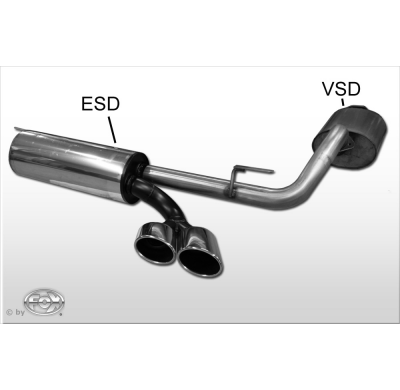 Escape FOX Mercedes G-Class 463 escape delantero