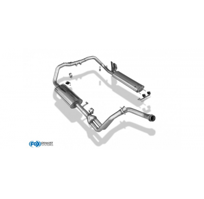 Mercedes G-Klasse 463 - 300 GD Sistema completo compuesto por colector, silenciador delantero y silenciador trasero incluido mat