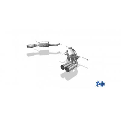 Escape FOX Mercedes GL-Class X164 escape final duplex - 2x76 10 duplex