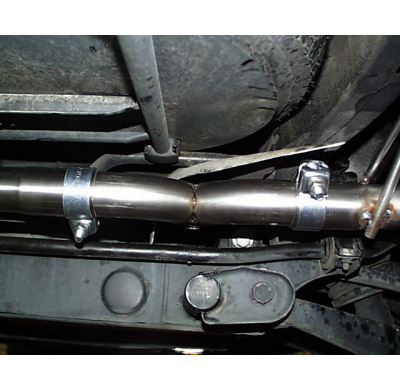 Escape FOX Mercedes M-Class W163 escape final salida duplex (entre doble entrada) - 115x85 32 duplex