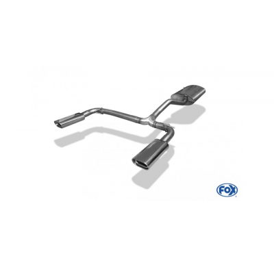 Escape FOX Mercedes M-Class W163 escape final salida duplex (entre doble entrada) - 135x80 53 duplex