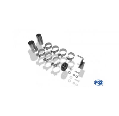 Escape FOX Mercedes M-Class W163 tail pipes right left ML320-500 - 2x76 12 duplex