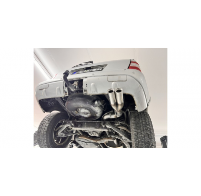 Mercedes M-Klasse Typ W163 - Escape deportivo facelift (entre doble flujo) - 2x80 tipo 13