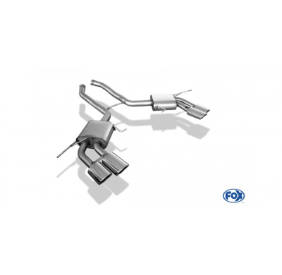 Escape FOX Mercedes M-Class ML63 - W164 escape final duplex - 2x115x85 44 duplex