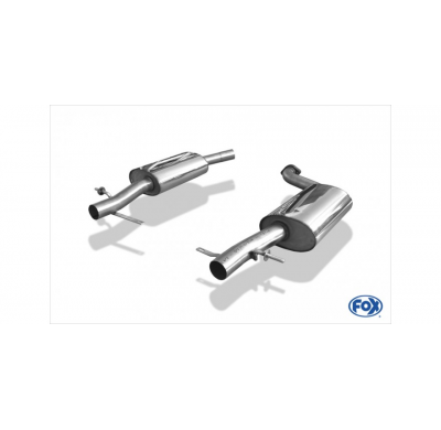 Escape FOX Mercedes S-Class - W220 escape delantero duplex Ø63,5mm