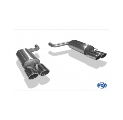 Escape FOX Mercedes S-class Coupé C215 escape final duplex - 2x115x85 32 duplex