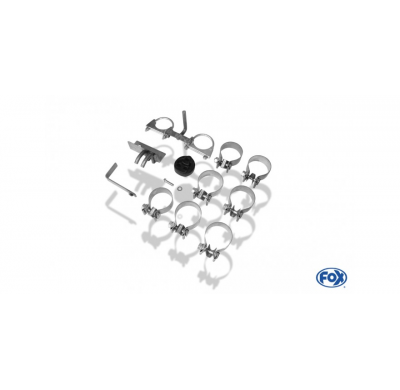 Escape FOX Mercedes Vito 638 escape final salida duplex - 135x80 53 duplex