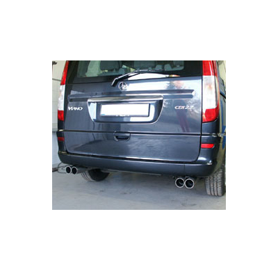 Escape FOX Mercedes Vito/ Viano - W639 escape final cross salida duplex - 2x76 11 duplex