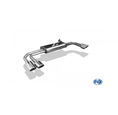 Escape FOX Mercedes V-Klasse W447 escape final cross exit duplex  - 2x115x85 type 32 duplex