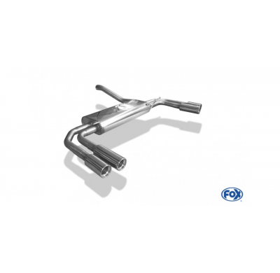 Escape FOX Mercedes Vito/ Viano - W639 escape final cross salida duplex - 2x80 13 duplex