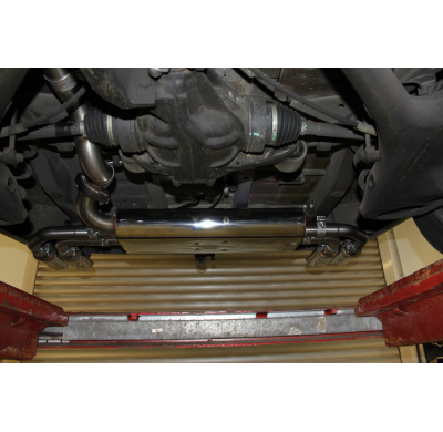 Escape FOX Mercedes Vito/ Viano - W639 Compact escape final cross salida duplex - 2x115x85 32 duplex