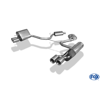 Escape FOX Mercedes SL 230 escape final duplex - 2x80 13 duplex