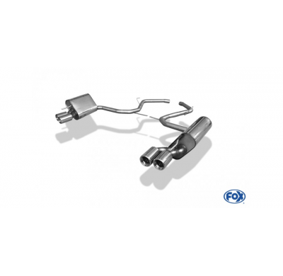 Escape FOX Mercedes SL 230 - Super Sound! escape final duplex - 2x80 13 duplex